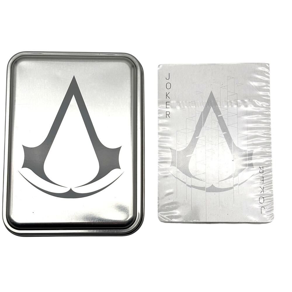 NEW 2018 Loot Crate Exclusive Ubisoft Assassin's Creed Playing Cards Deck in Tin